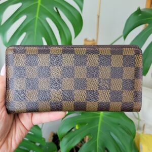 Louis Vuitton Portefeuille Brazza Damier Ebene Long Wallet